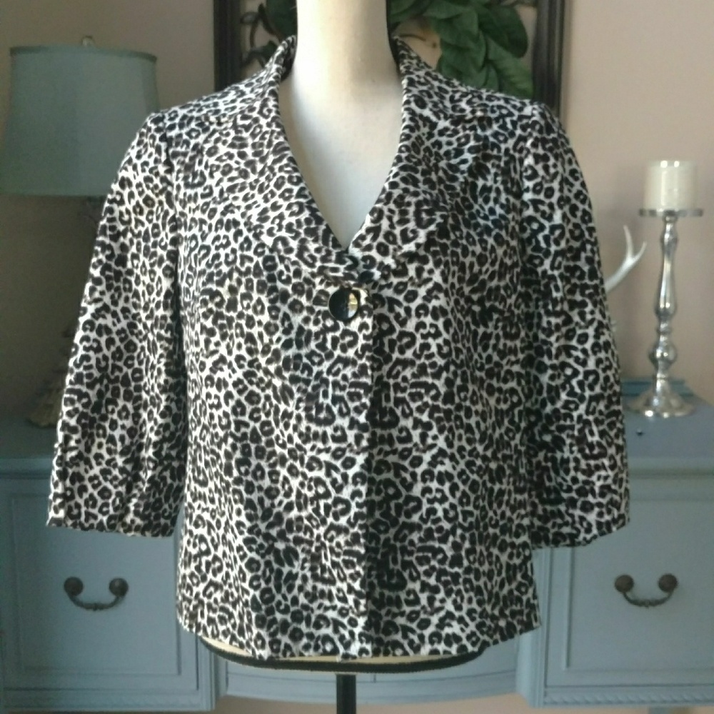 Kasper Leopard Blazer